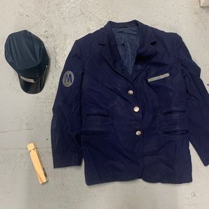 Vintage LIRR conductor uniform jacket